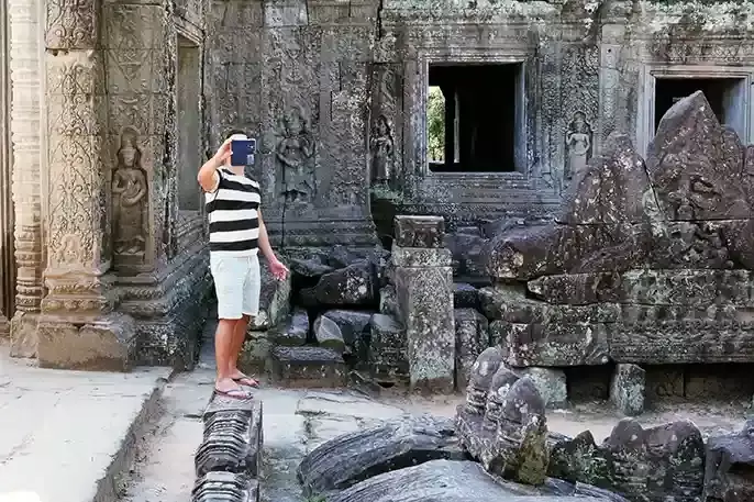 tourist in angkor wat reizen op maat